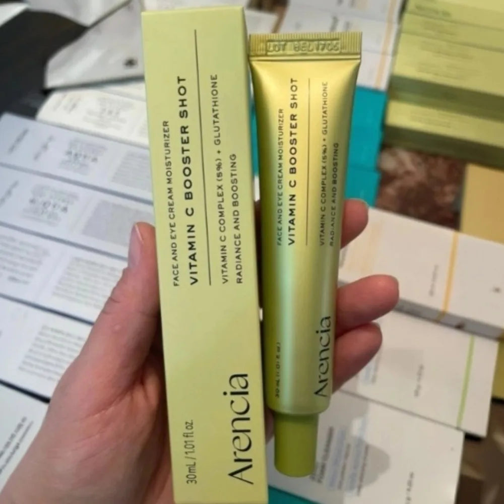 30ml Arencia Retinal Brighten Firming Boosting Moisturizer VitaminC Booster Shot Glutathione Face Eye Cream Day Night Cream Duo