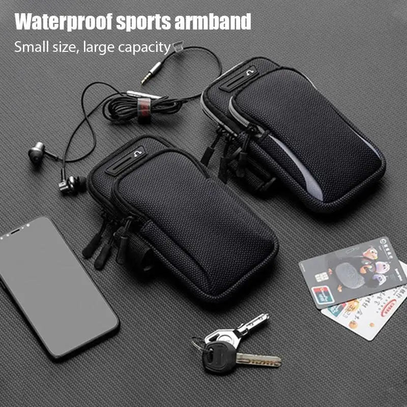 Running Mobile Phone Arm Bag Sports Phone Armband Waterproof Running Jogging Mobile Phone Protective Bags Accessories For iPhone