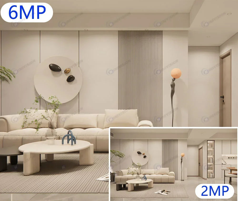 Smart life 6MP POE IP Dome Security Camera Metal outdoor indoor home Ceiling Camera Video Surveillance Audio Record CCTV Cam