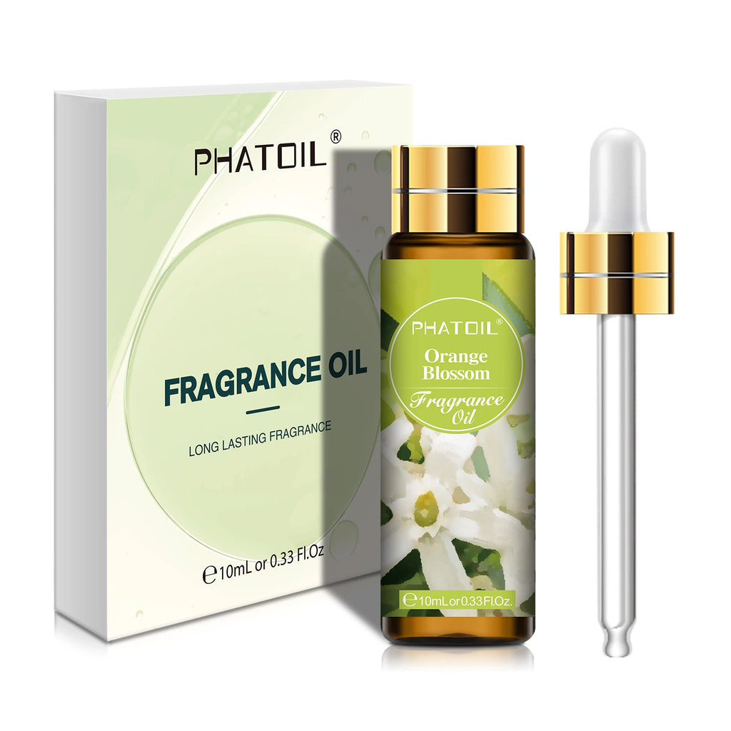 PHATOIL 10ml Fragrance Oil with Dropper White Musk Bubble Gum Sea Breeze Vanilla & Coconut  Coffee Aromatherapy Fragrance Oils