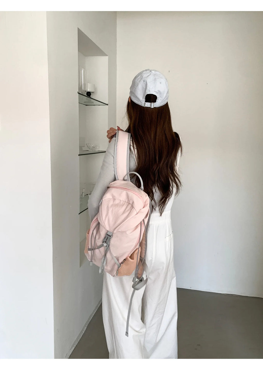 Women Outdoor Sports Backpack With Large Capacity Lightweight Nylon Backpack Suitable Casual Versatile Camping Travel Bag Unisex