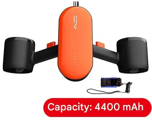 GENEINNO S2 Dual Motor Underwater Scooter | Smart APP Supported Sea Scooter for Scuba, Free Diving, Snorkeling&Swimming for Kids