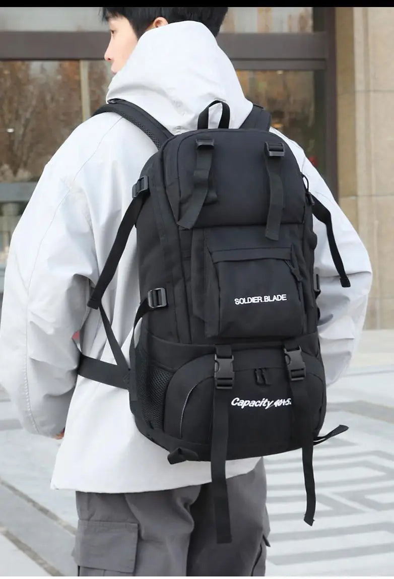New Hiking Mountaineering Bag 50l Large Capacity Waterproof Ultra Light Outdoor Sports Backpack For Men