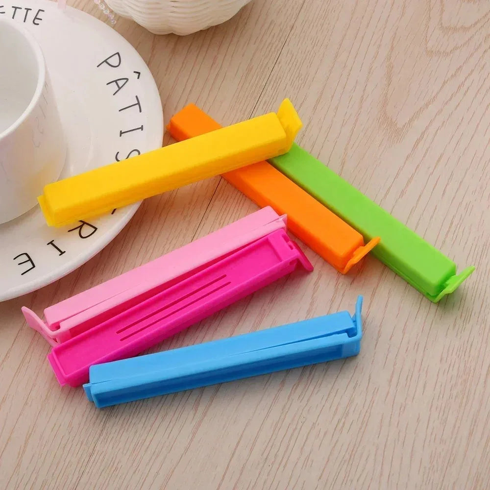 10-100pcs Plastic Food Bag Clips Sealer Clamp Kitchen Tool Portable Storage Seal Sealing Clip for Bag Sealing Accessories