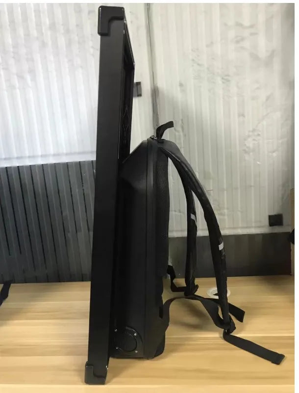 LCD LCD charging backpack outdoor promotion mobile display advertising machine
