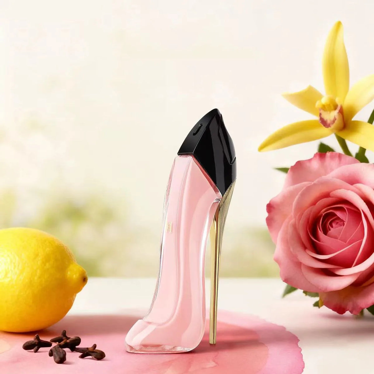 Seven ladies perfume, including Good Girl Blush and Very Good Girl, spray, 80ml, with long-lasting flower and fruit fragrance, elegant and unique, lasting fragrance, suitable for any venue, the best choice for giving ladies g