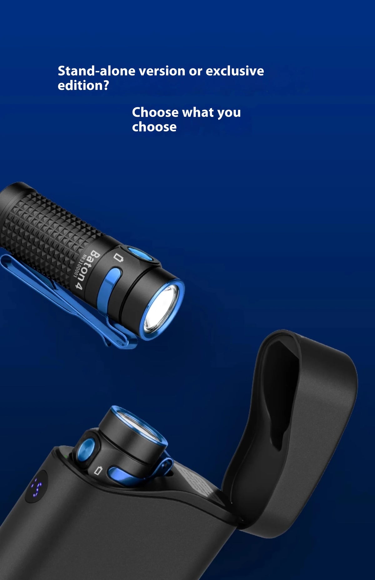 Original Olight Conductor Baton4 Ultra Long Endurance 1300 Lumens Portable Pocket Edc Flashlight