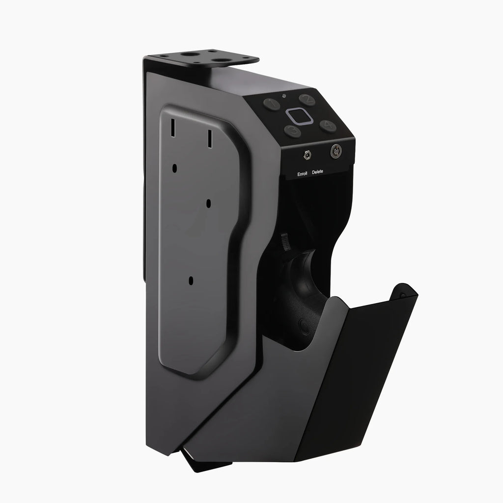 Fingerprint/Password Gun Safes Pistol Safe Box Steel Gun Box Security Guns Fingerprint Password Unlock Anti-Burglary With Keys
