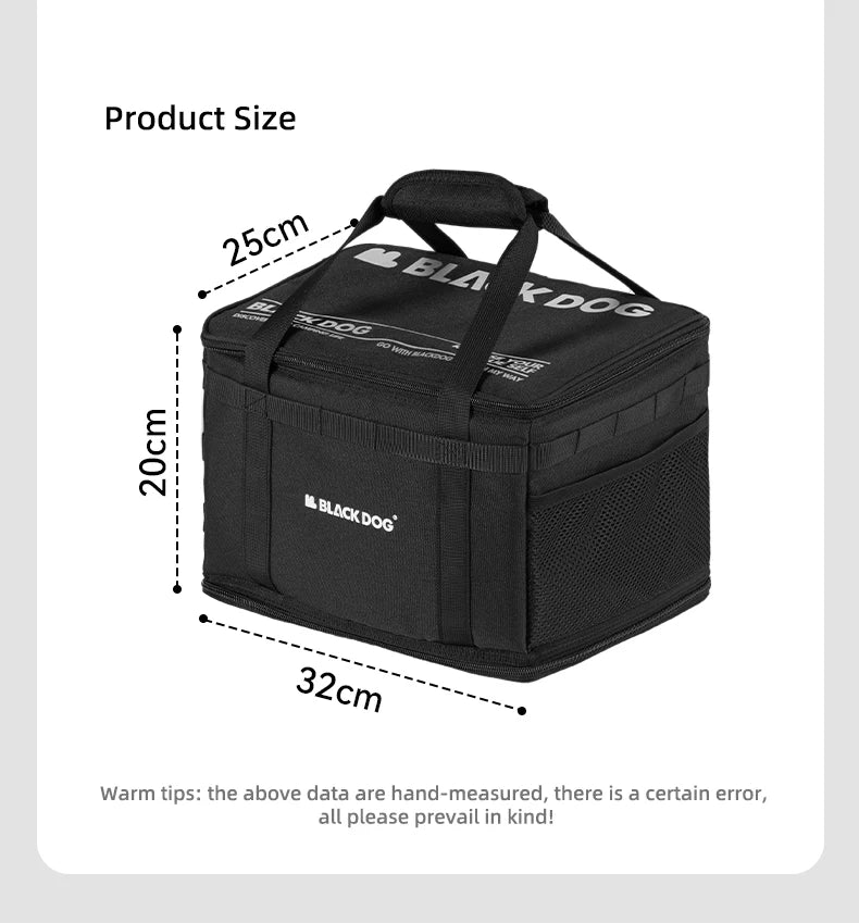 Blackdog Outdoor Camping Gear Storage Bag Large Capacity Portable Collapsible Storage Bag Sundries Bag