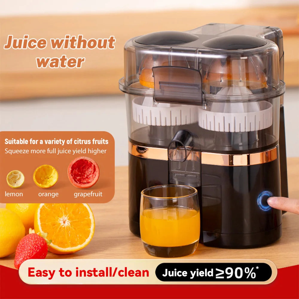200W Brushless Double Cup Multifunction Fruit Mixers Juicers Electric Juicer Blender Fruit Juicer Cup Food Milkshake Juice Maker