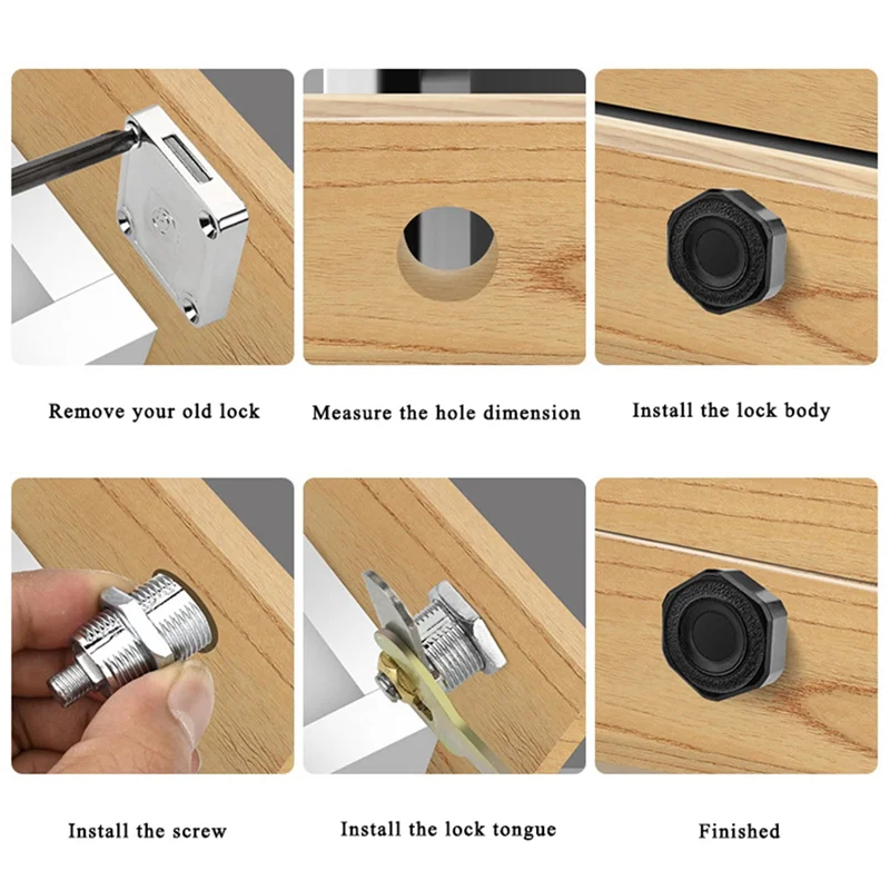 Tuya Smartlife APP Remote Control Smart Fingerprint Cabinet Drawer Strongbox Mailbox Electric Lock-A31R