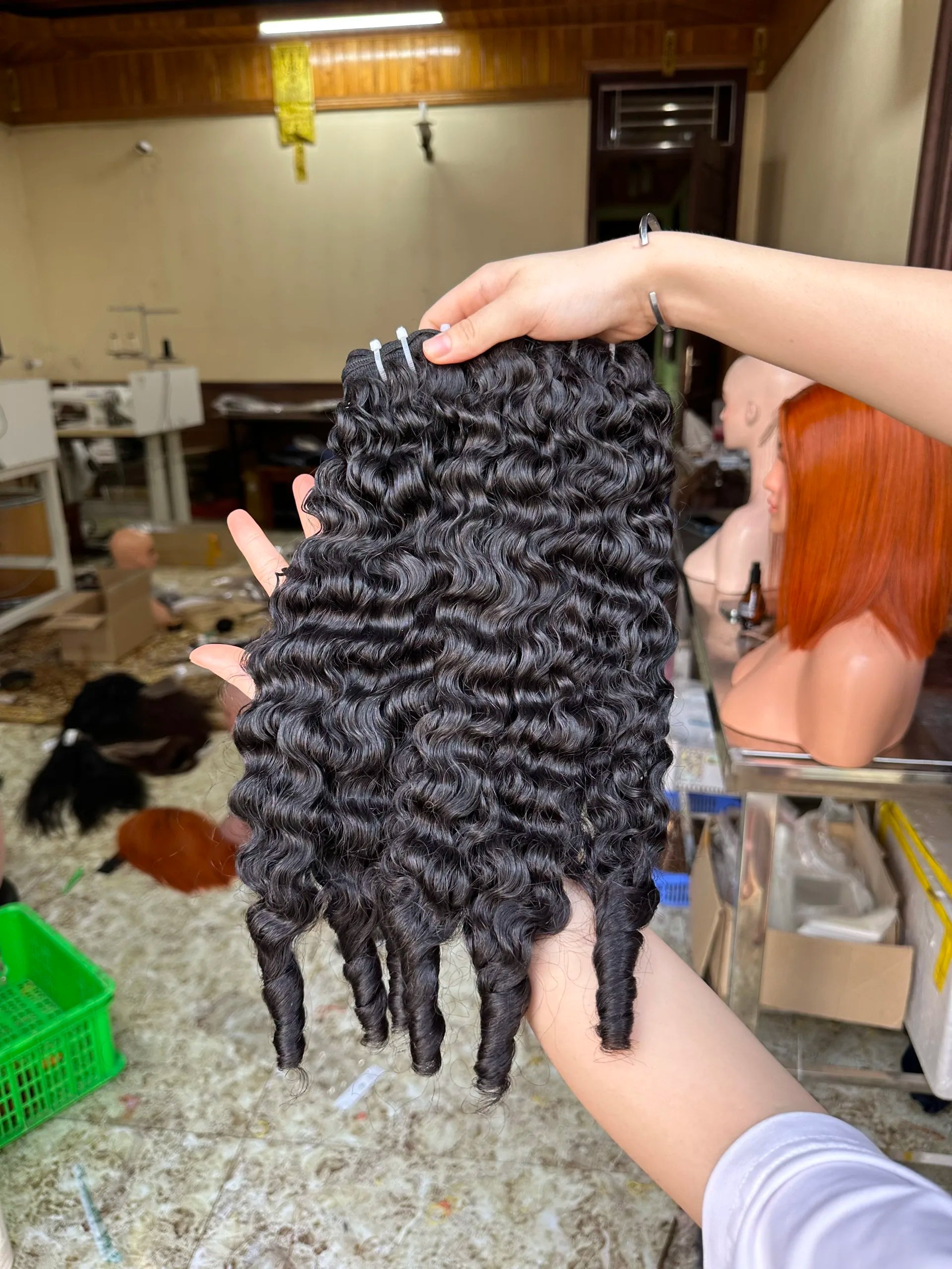 Cheap Price Burmese Curly Bundles From 100% Vietnamese Human Hair Hot Styles for Black Women