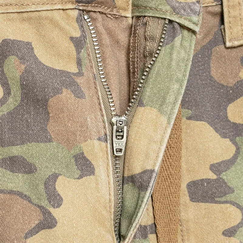 Camo Print Drawstring Waist Women Pants Wide Leg Loose Cut Drawstring Hem Relaxed Fit Casual Trouser Streetwear 2026 New Fashion