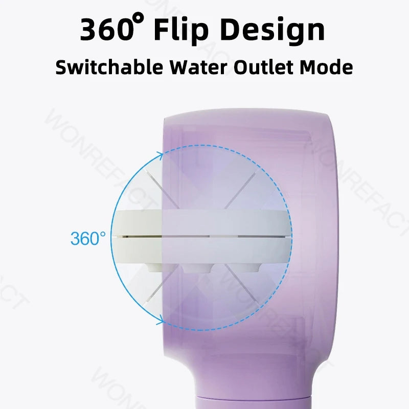 Shower Head 2 Modes High Pressure Shower Heads With Handheld Detachable Filtered Showerhead Bathroom Accessories
