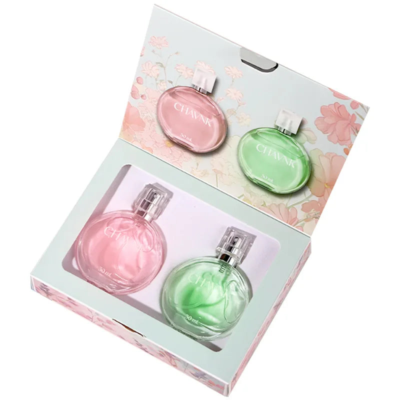 New Women's Encounter Perfume Set Gift Box, Birthday Gift Box, Long-Lasting Women's Perfume, True-to-Life Scent, 30ml x 2 Parfum
