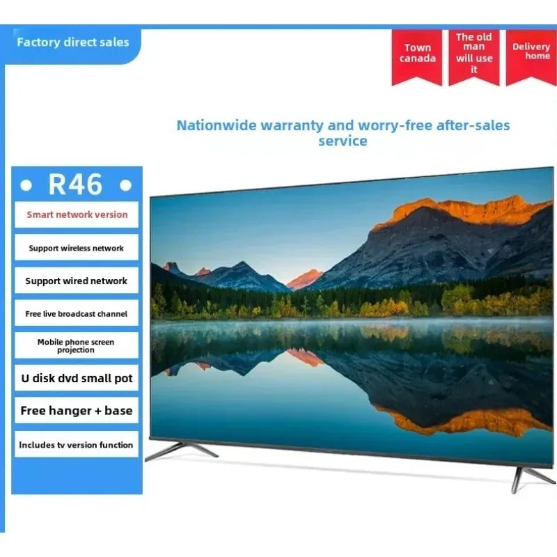 Hotel Network LCD Television 20 32 43 55 65 75 85 100 Inch Energy Saving Smart TV Display