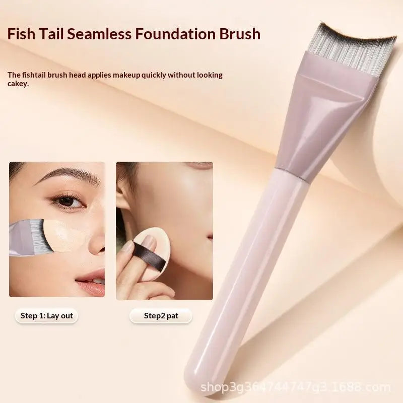 Foundation Brush +Makeup Palette + Black Powder Puff Set Foundation Cream Mixing Tool Nail Art Makeup Cosmetic Makeup Tool Kits