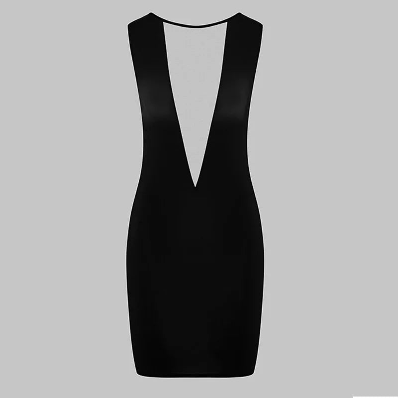 Women's Clothing Early Spring New Halter Suspender Dress Fashionable Sexy Night Club Style Backless Sheath Dress for Women elege