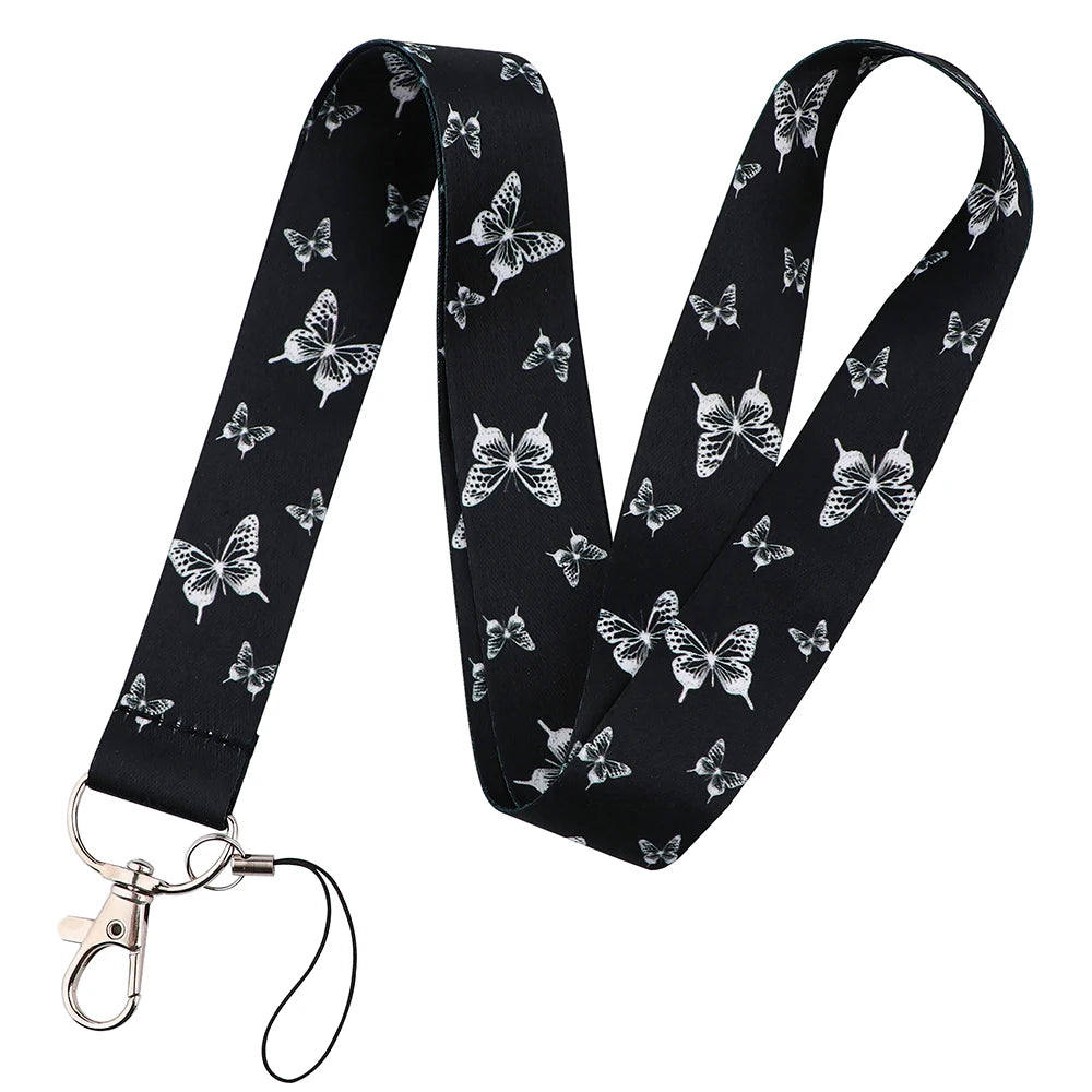 100 Designs Cute Art Lanyard for Keys Chain Badge Holder ID Credit Card Pass Hang Rope Lariat Mobile Phone Charm Accessories