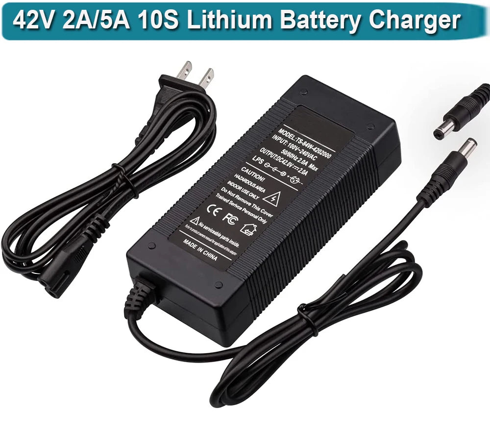 42V 2A Charger for Isinwheel S9 Pro S9 Max, I9/I9 Pro/1S, GXL V2, Apex XL, Rival, XR Elite, Vibe & Nova Pro, Glide Pro