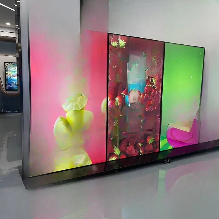 Indoor digital kiosk full-screen digital signage display