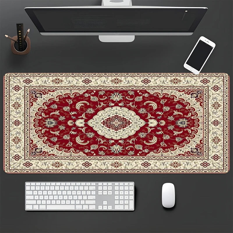 Oversized Persian carpet style multi-model gaming mouse pad PC Player Rubber keyboard office accessories cushion carpet mat rug