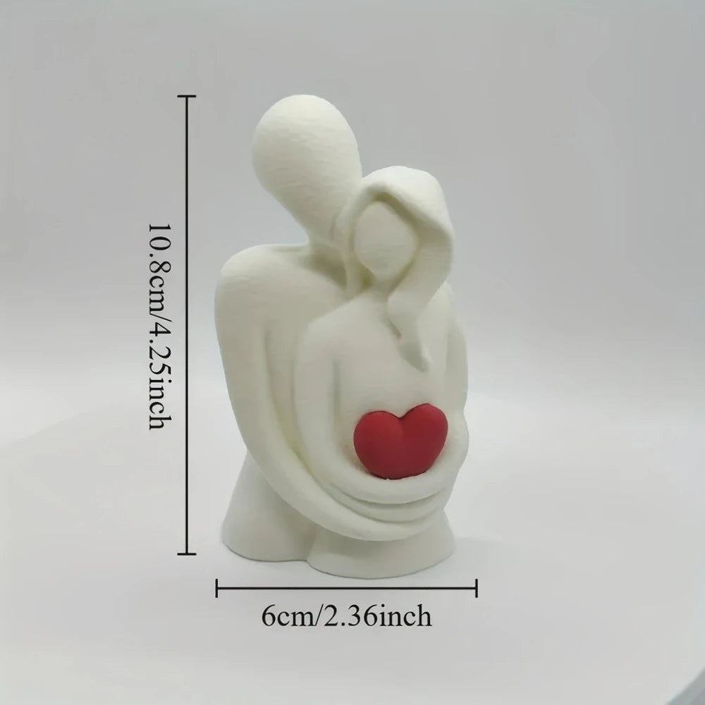 3D Printing Embracing Couple Decoration Ornaments, Modern Love Embracing Statues, Modern Love Art Statues, Perfect Gifts