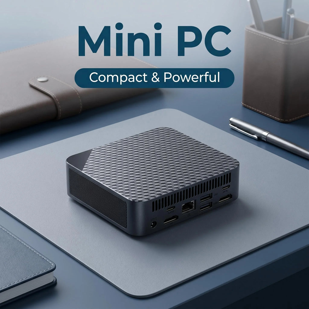 Intel Core i9-10980HK Mini PC 16GB DDR4 512GB NVMe SSD Triple 4K Display WiFi6 BT5.2 Silent Office Home Desktop Pro
