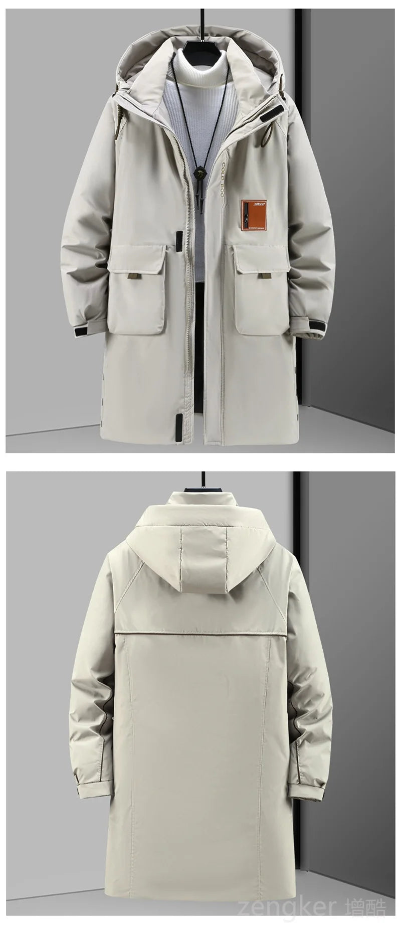 Winter thick medium-length cotton coat plus size loose winter jacket tide jacket big yards clothing man 12XL 11XL 10XL Parkas