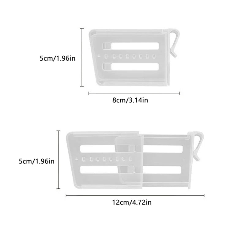 Kitchen Organizer Hanging Hooks Organizer Box Hanging Spice Bottle Small Item Organizer Clip Shelf Storage Hooks Kitchen Hooks