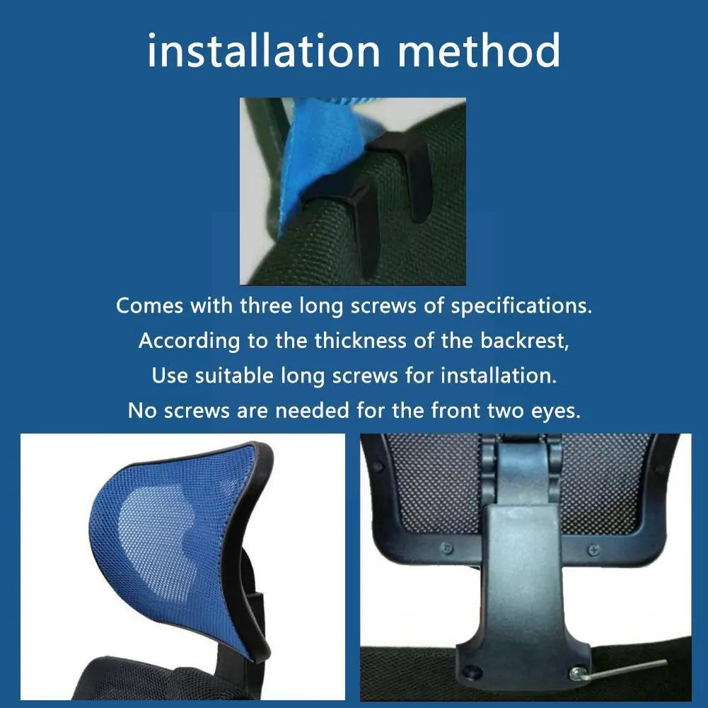 Computer Chair Headrest Pillow Adjustable Headrest For Chair Office Neck Headrest For Office Chair Accessories A5l3