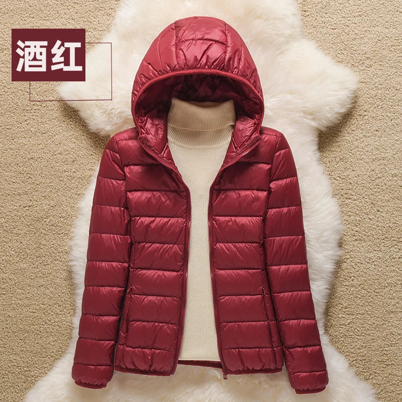Spring Autumn Women Jackets 2024 Winter Female White duck down Jacket Fashion Ultralight Women Parka Packable Casual Puffer Coat