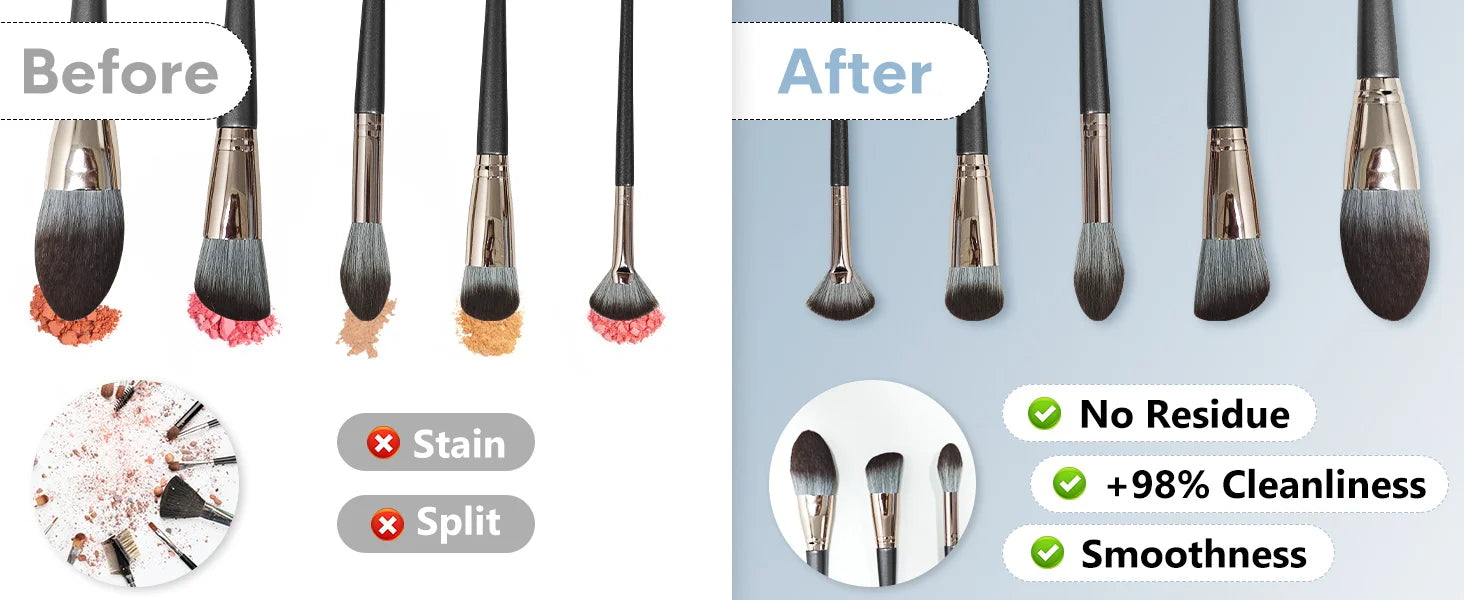 3 IN 1 Electric Makeup Brush Cleaner Machine with Makeup Brush Dryer for All Size Beauty Makeup Brush Cosmetic Tools Fast Drying