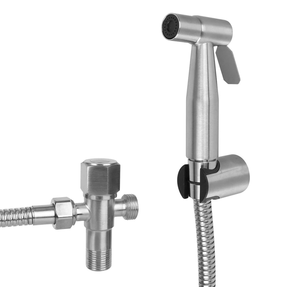 Handheld For Bathroom hand sprayer shower head Hand Bidet faucet self cleaning Bidet sprayer set For toilet Stainless Steel