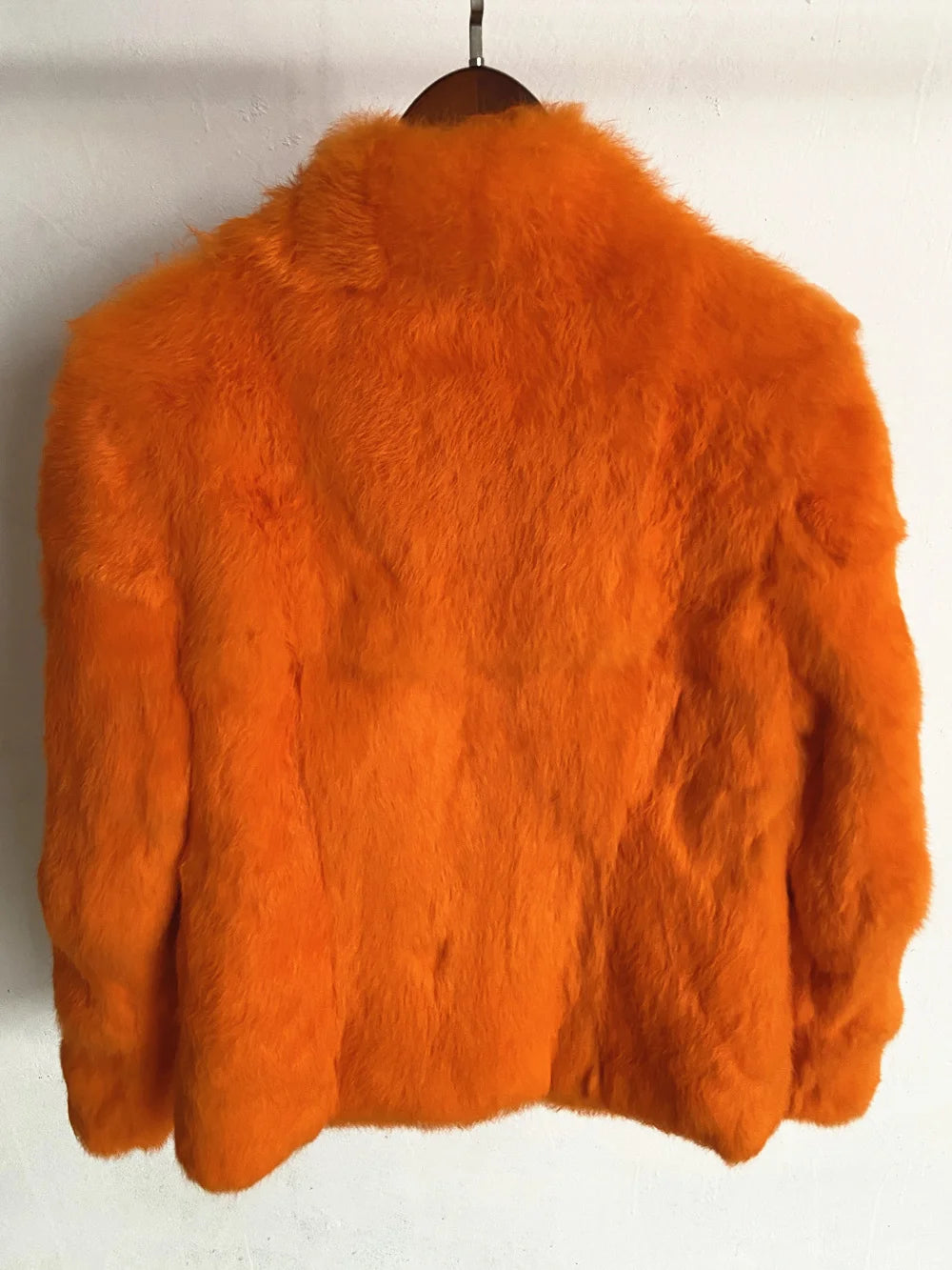 Natural Rabbit Fur Coat Women Winter Jacket Real Leather And Fur Bolero Women's Clothing Female Outerwears With 2025 Black Cold