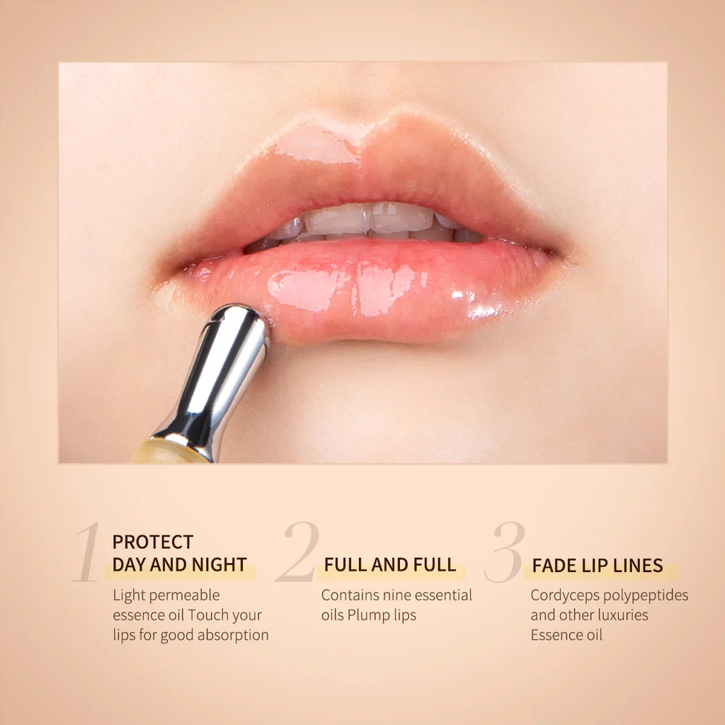 Mercilen Lip Essence Oil, Containing Honey, Vitamin E, and Plant-Based Squalane, Moisturizes the Lip Skin, Brightens Lip Color, and Provides a Hydrating, Glossy Finish. It Makes Skin Look Younger and Is Suitable for All Skin