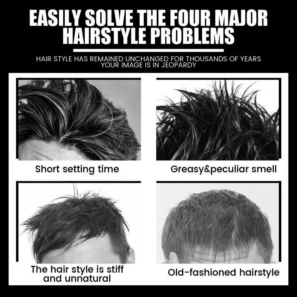 Based Professional Hair Clay Long-Lasting Styling Sea Salt Leave-In Conditioner Spray Nourishes Hair For Men Hair Care