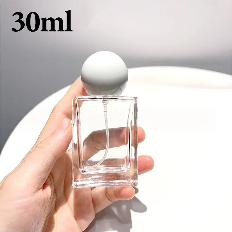 30/50/100ML Square Glass Perfume Bottles Portable Spray Bottle Large Capacity Replacement Empty Wholesale Refillable Containers