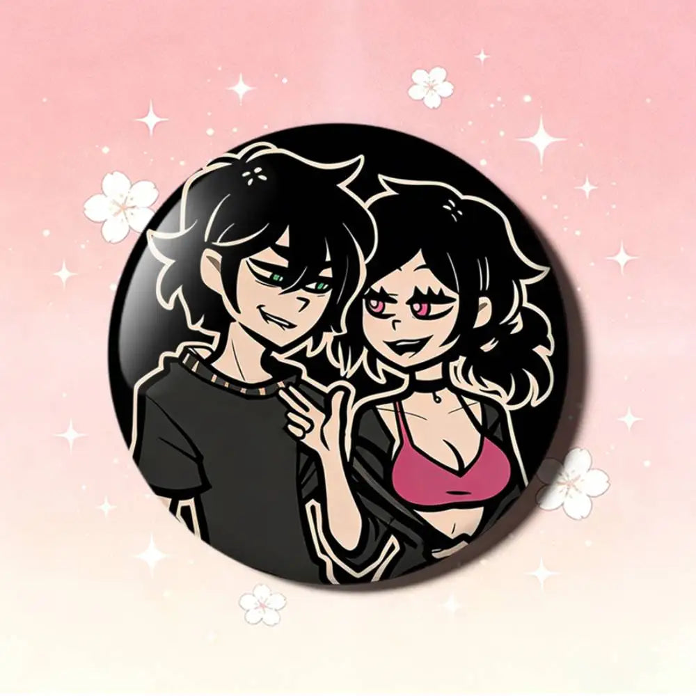 TCOA-The Coffin Of A-Andy And Leyley Laser Badge Creative Pins Brooch for Bag Clothes Hat Decor Gifts Fans Collect