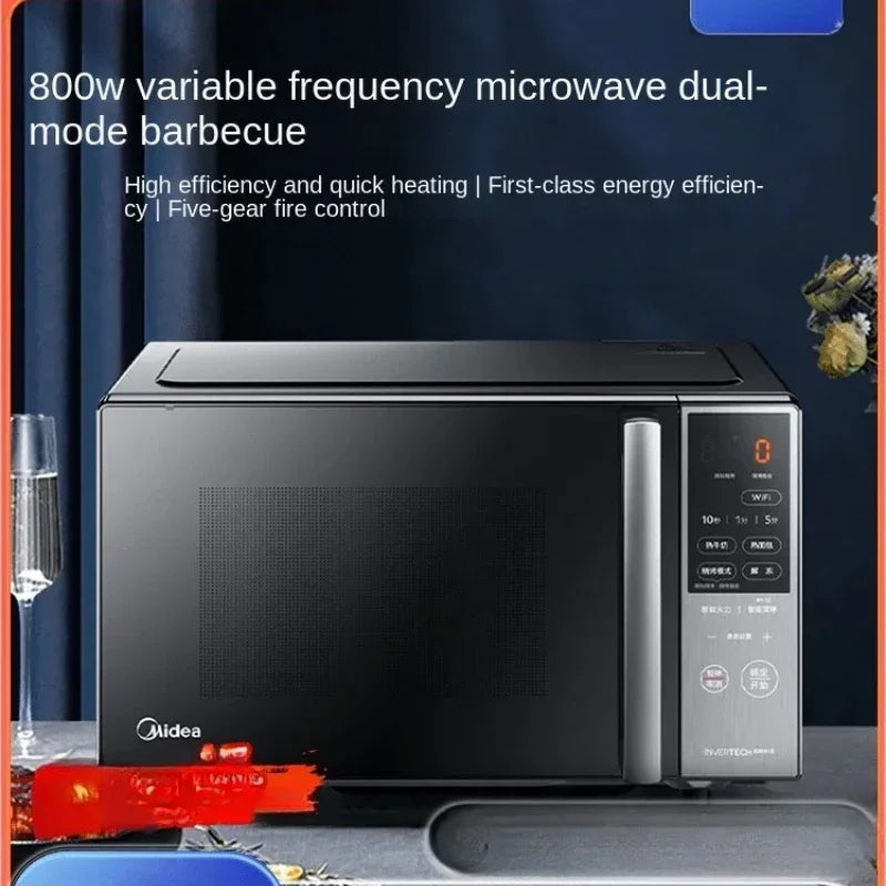 220V Midea Frequency Conversion Microwave Oven Integrated Machine Micro Roasting Level 1 Energy Efficiency Light Wave  New BDC