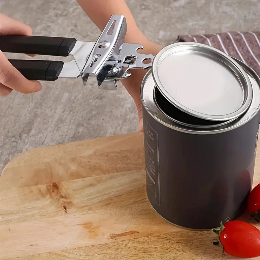 Stainless Steel Multifunctional Professional Can Manual Can Opener Craft Beer Grip Can Opener Bottle Opener Kitchen Gadgets