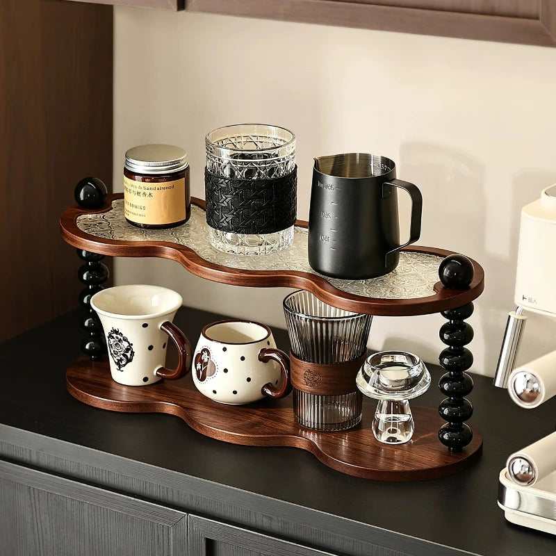 Storage Kitchen Shelf Perfume Trinket Candy Display Stands Spice Glasses Organizador Cocina Household Items Clearance