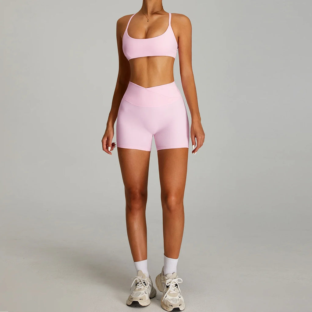 2025 New Women's High Waist Yoga Set - Seamless & Breathable 2-Piece Workout Outfit for Gym, Pilates & Running (+3 Colors)