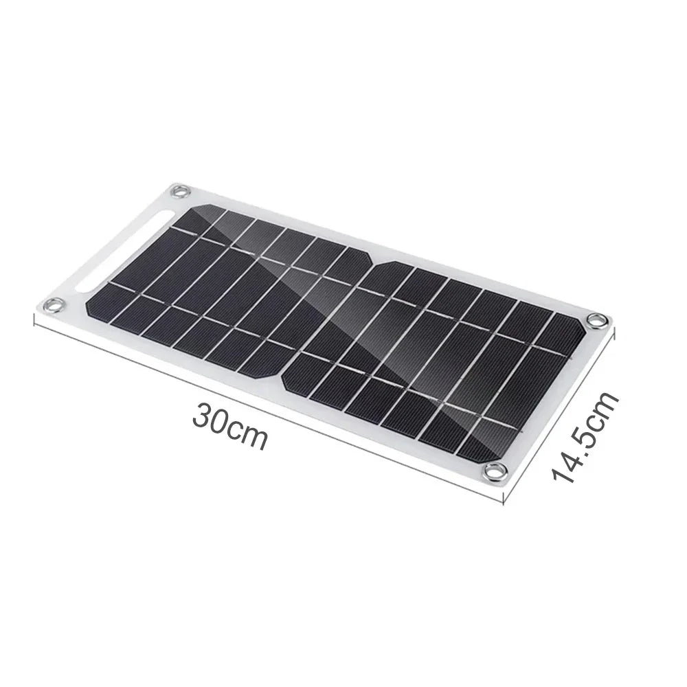 35W Sunpower Portable Solar Panel 5V Solar Plate WithUSB Safe Stabilize Charger ForPower Bank Phone Outdoor Camping Home RV Gift