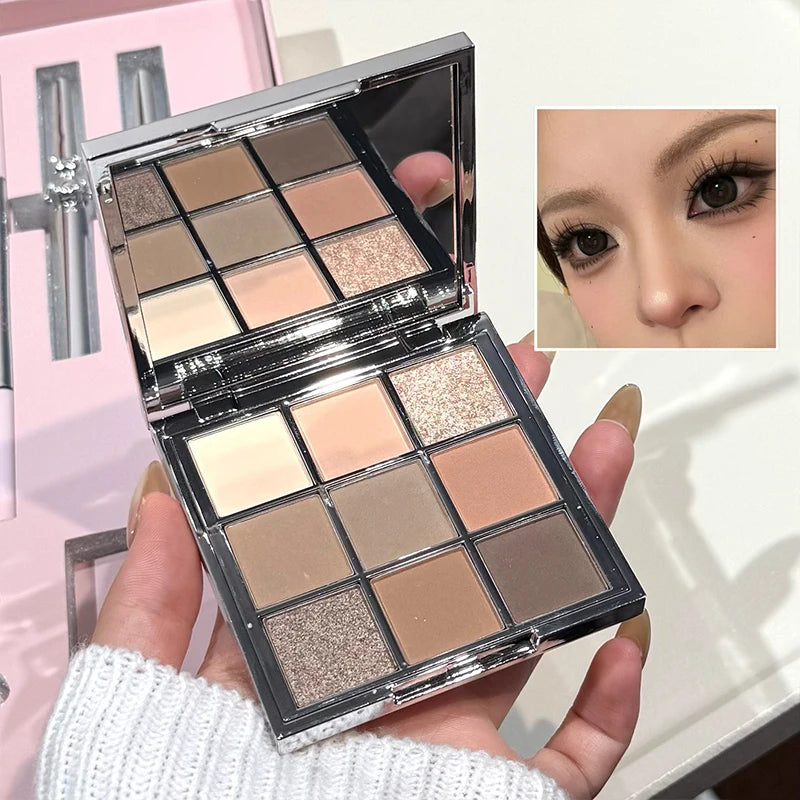 ART VALUE Face Makeup Sets Include 4Lip Mud,1Eyebrow Pen,1Mascara,1Eyebrow Tinted,1Pressed Powder,1Blusher,1Contour,1Eyeshadow