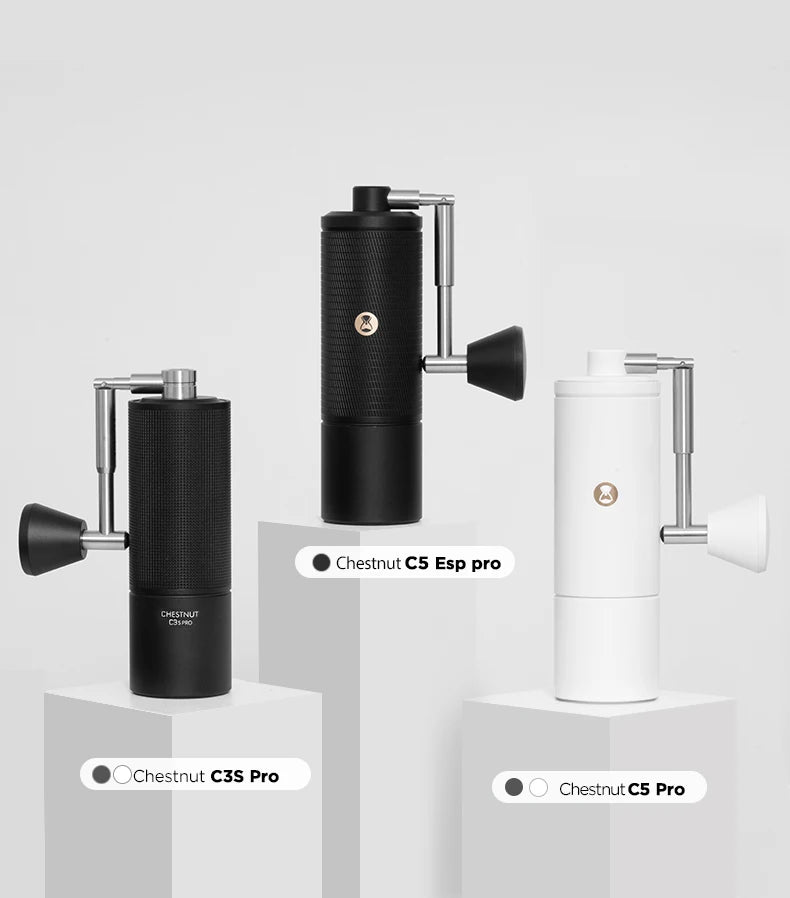 TIMEMORE C5 PRO Espresso Manual Coffee Grinder Hand Grinder Adjustable Steel Core Burr SendCleaning Brush OutdoorPortable