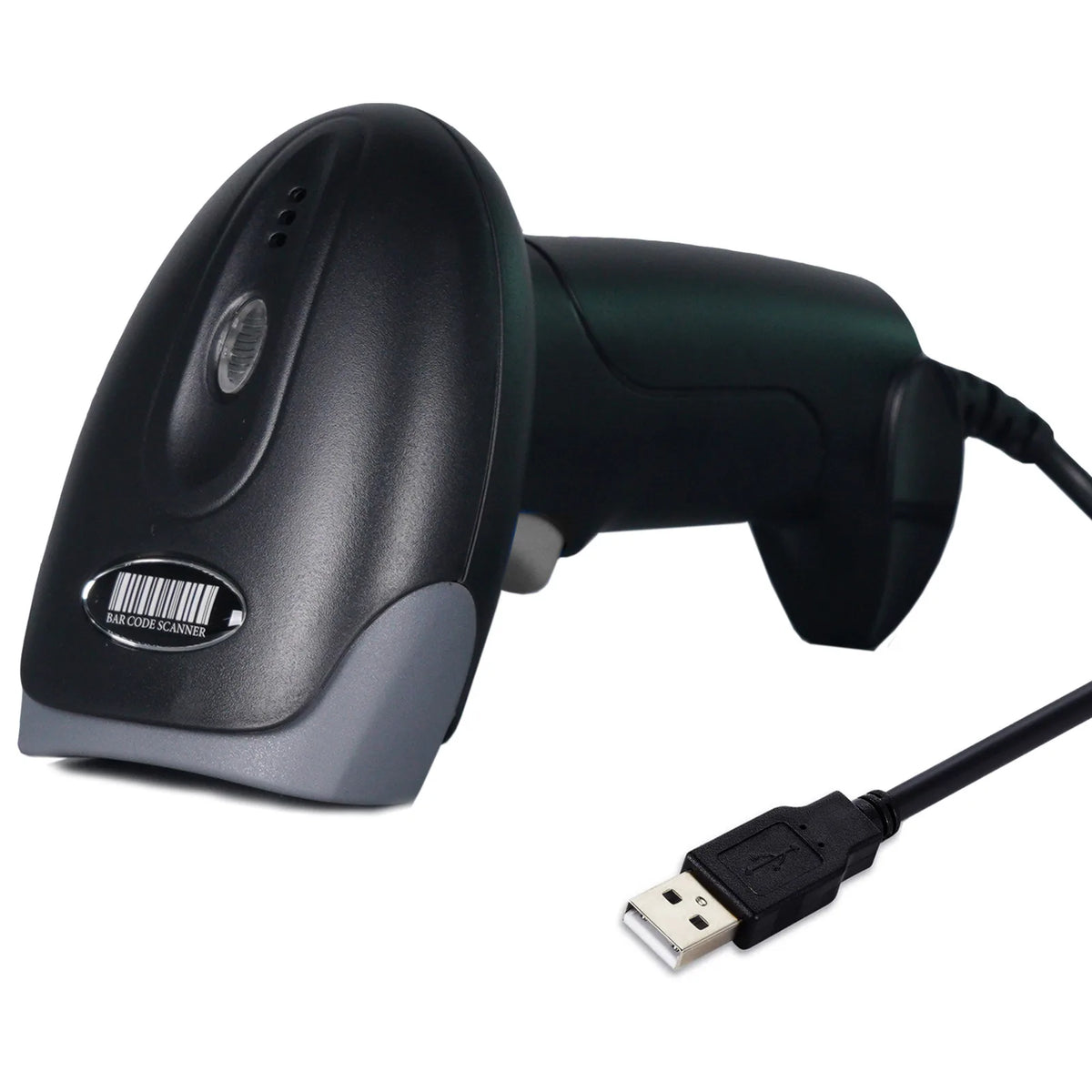 USB 2D Barcode Scanner Handheld Wired QR Code Scanner Support Screen Scan UPC Bar Code Reader for Warehouse Library