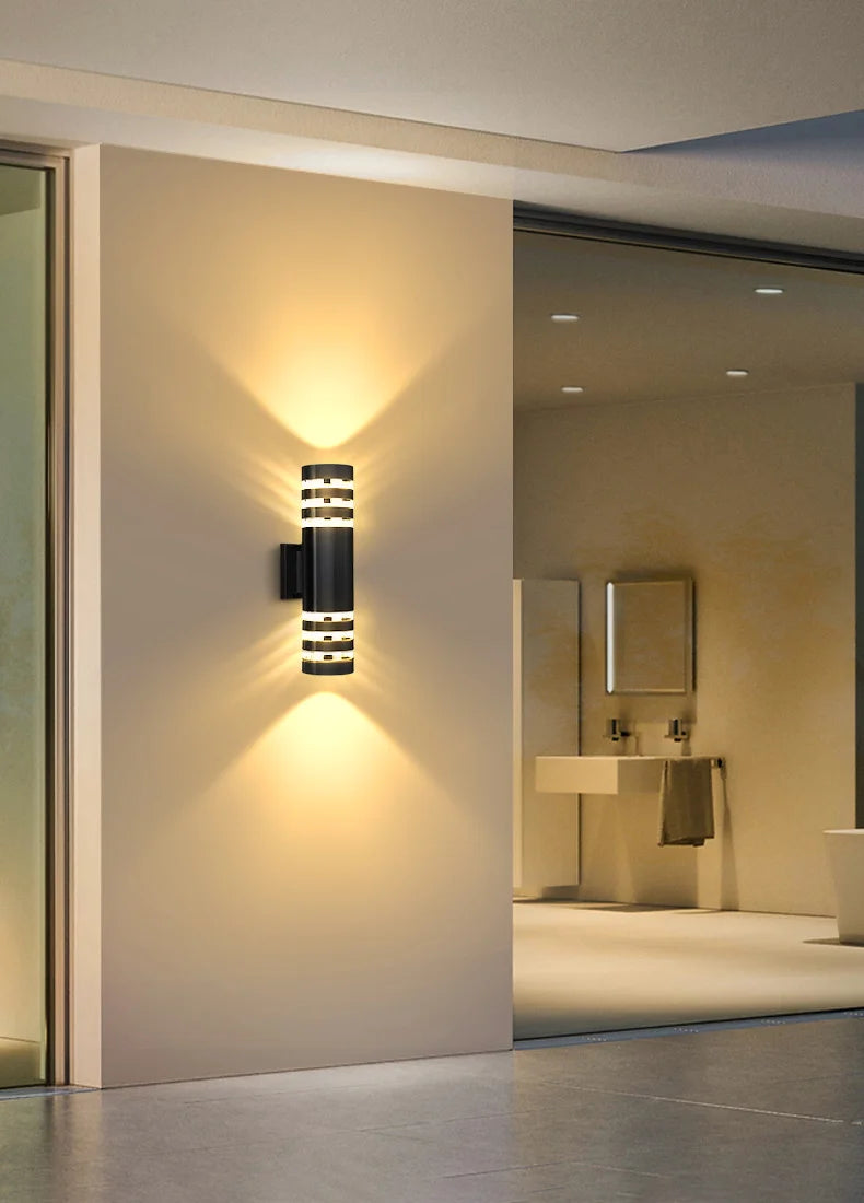 Street Wall Light Outdoor Waterproof LED E27 Bulb External Facade Decor Stairs Lights Entrance Fixture Home Decorative Lamp Wall