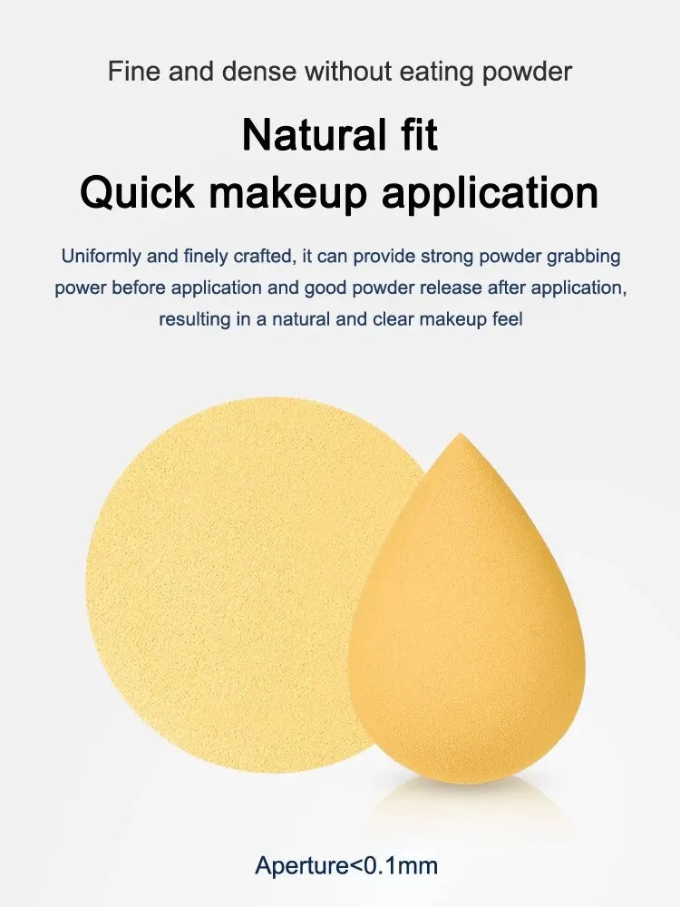 Makeup Egg Dry Wet Dual Use Water Droplets Diagonal Cut Makeup Egg Independent Packaging No Powder Makeup Egg Powder Puff