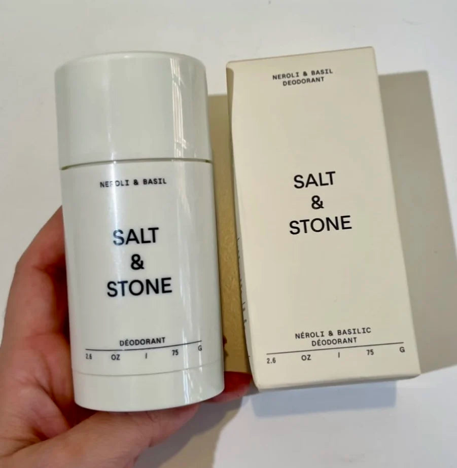 SALT& STONE Brand Deodorant Black Rose Oud Neroli Basil Eliminate Body Odors Fragrance Blam Stick Unisex Natural Plant Deodorant